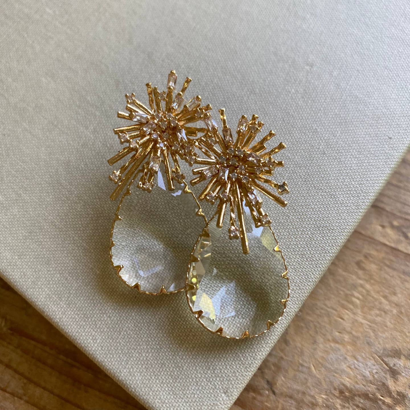 Champagne Drop Earring
