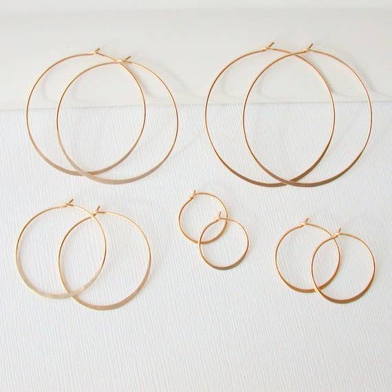 Linda Trent Classic Hoops (2 options)