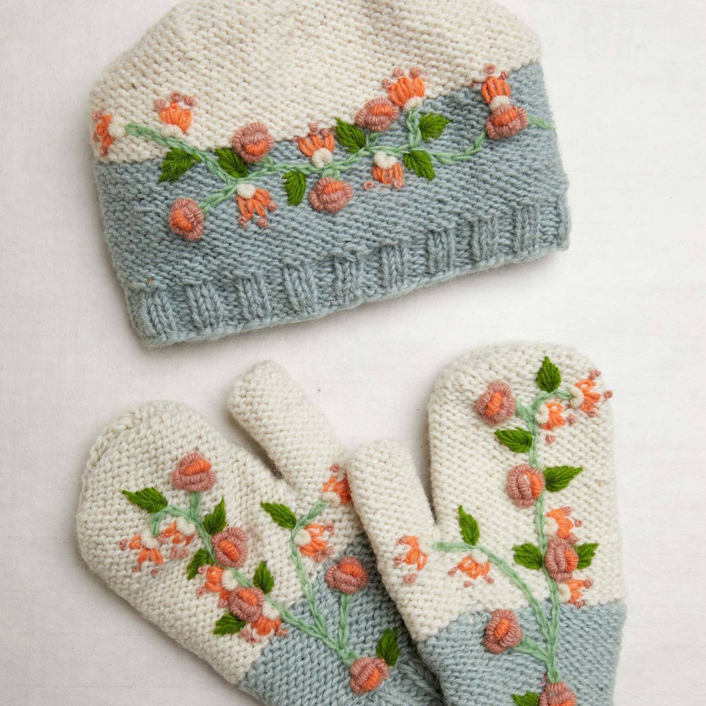 By Many Hands Flora Sage Mitten