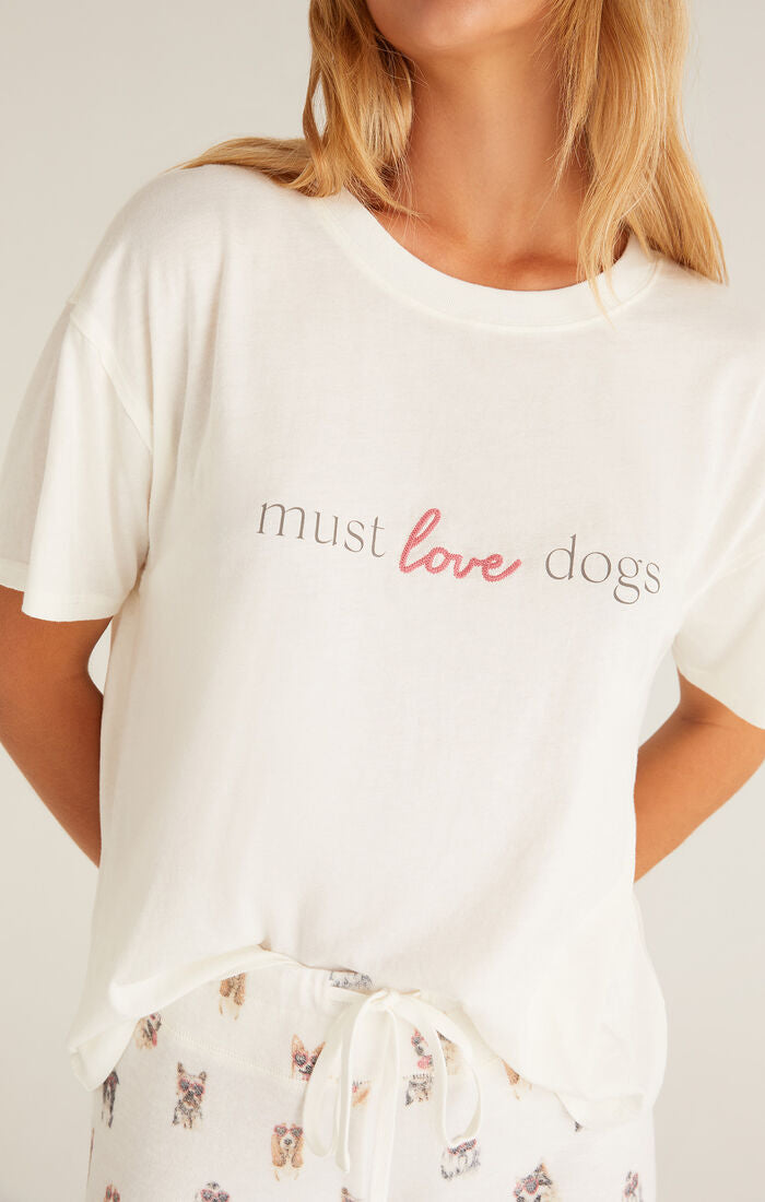 Z Supply Relaxed Dog Tee in Bone
