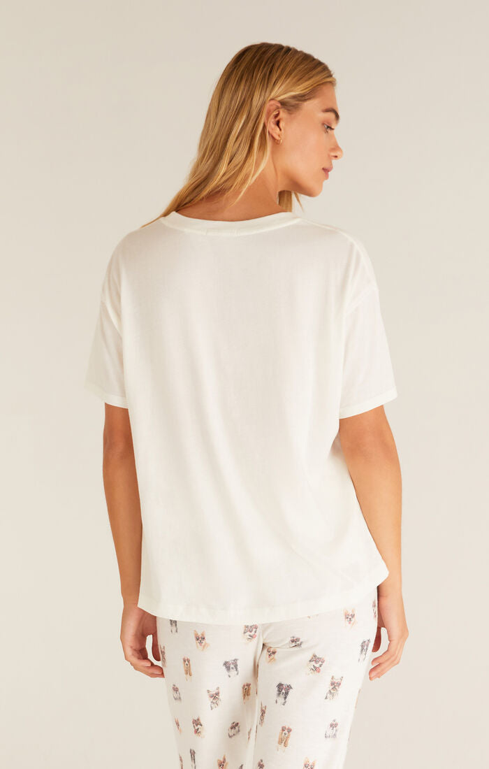 Z Supply Relaxed Dog Tee in Bone