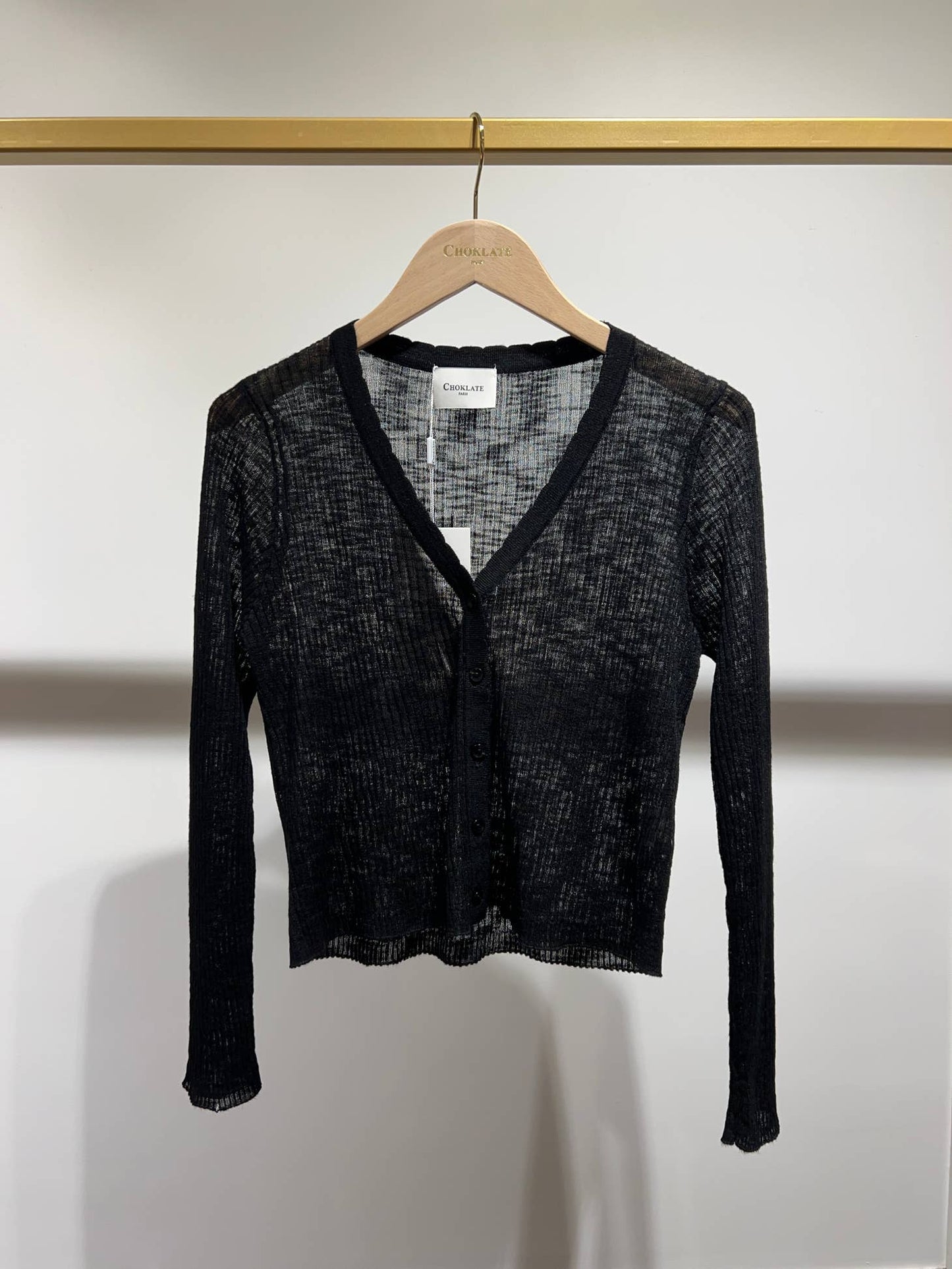 Chokolate Paris Gilet Cardigan OS