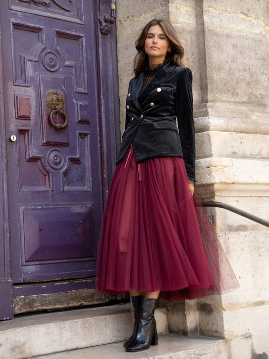 Chokolate Paris Tulle Skirts for Holiday (3 Colors)