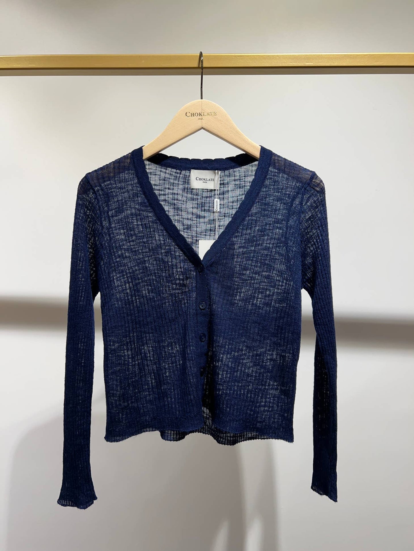 Chokolate Paris Gilet Cardigan OS
