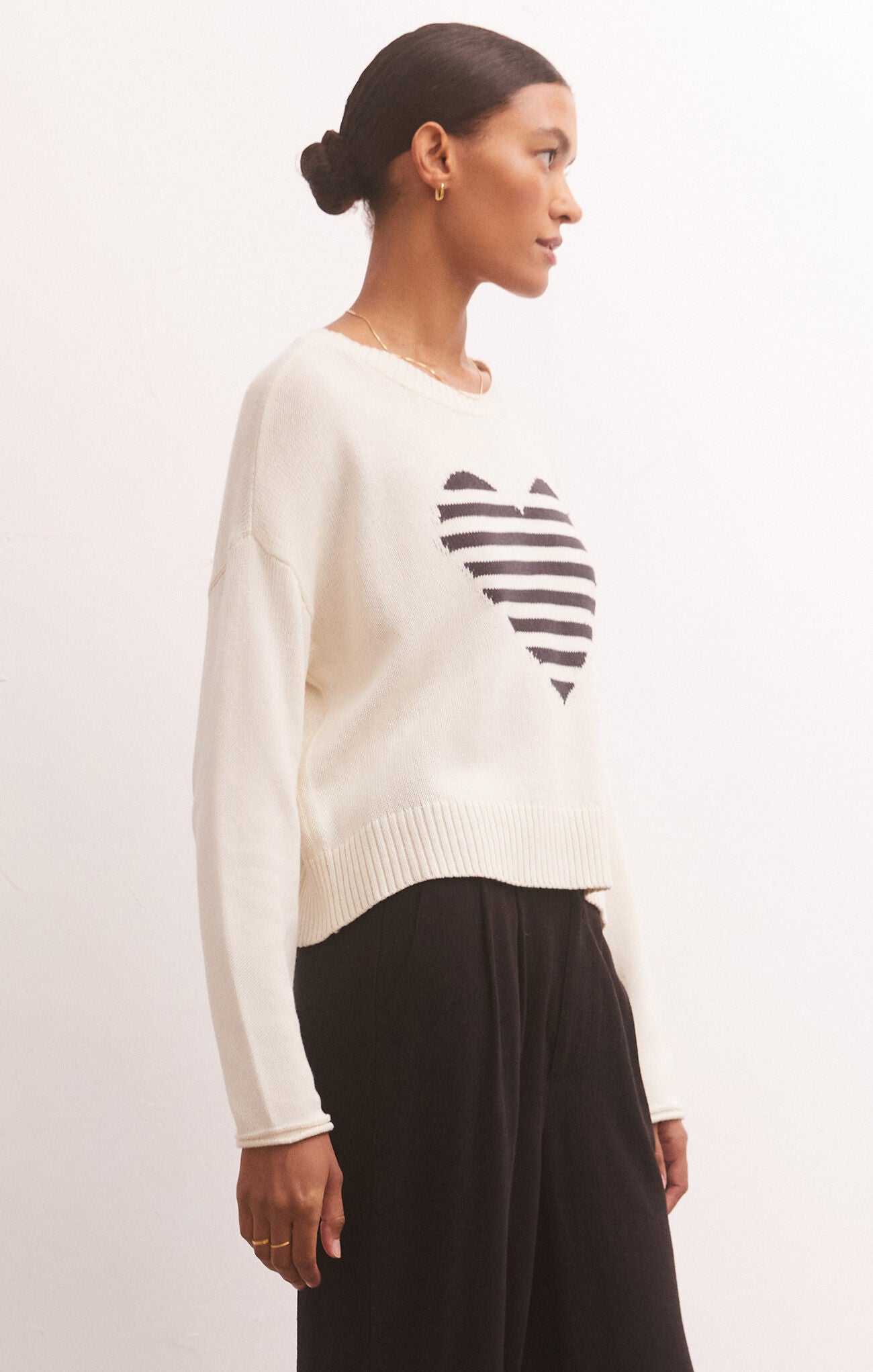 Z Supply Sienna Heart Sweater