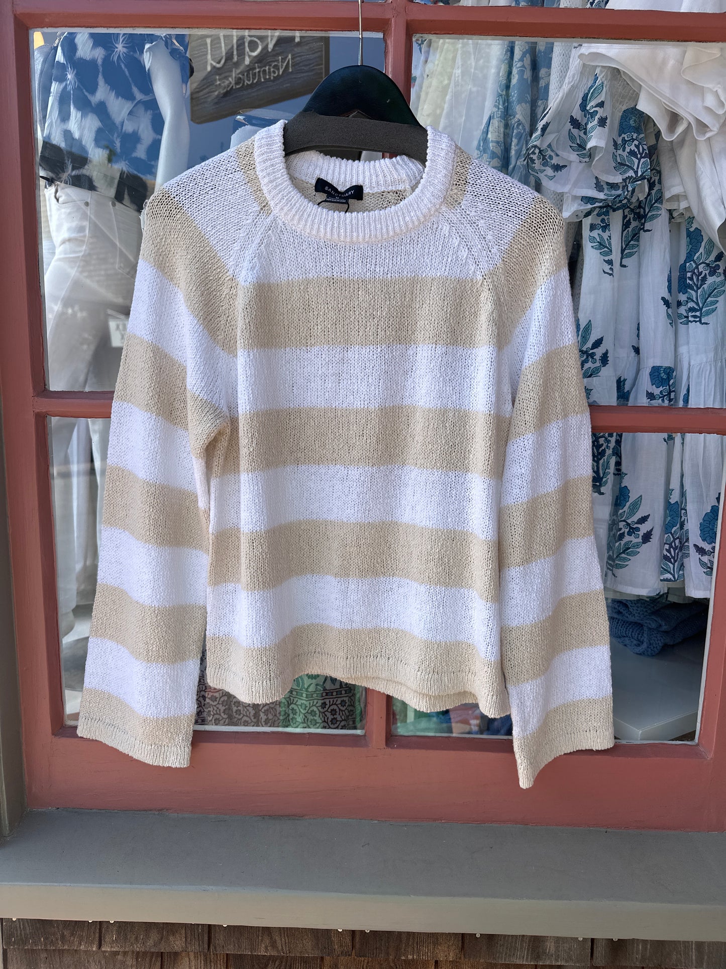 Raglan Stripe Sweater