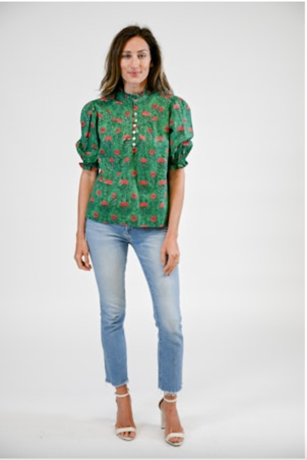Ellie Blouse in Woodland