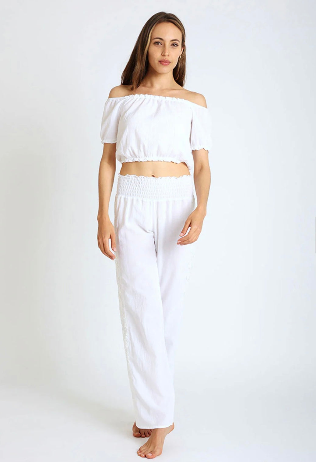 Debbie Katz Akira Pant White