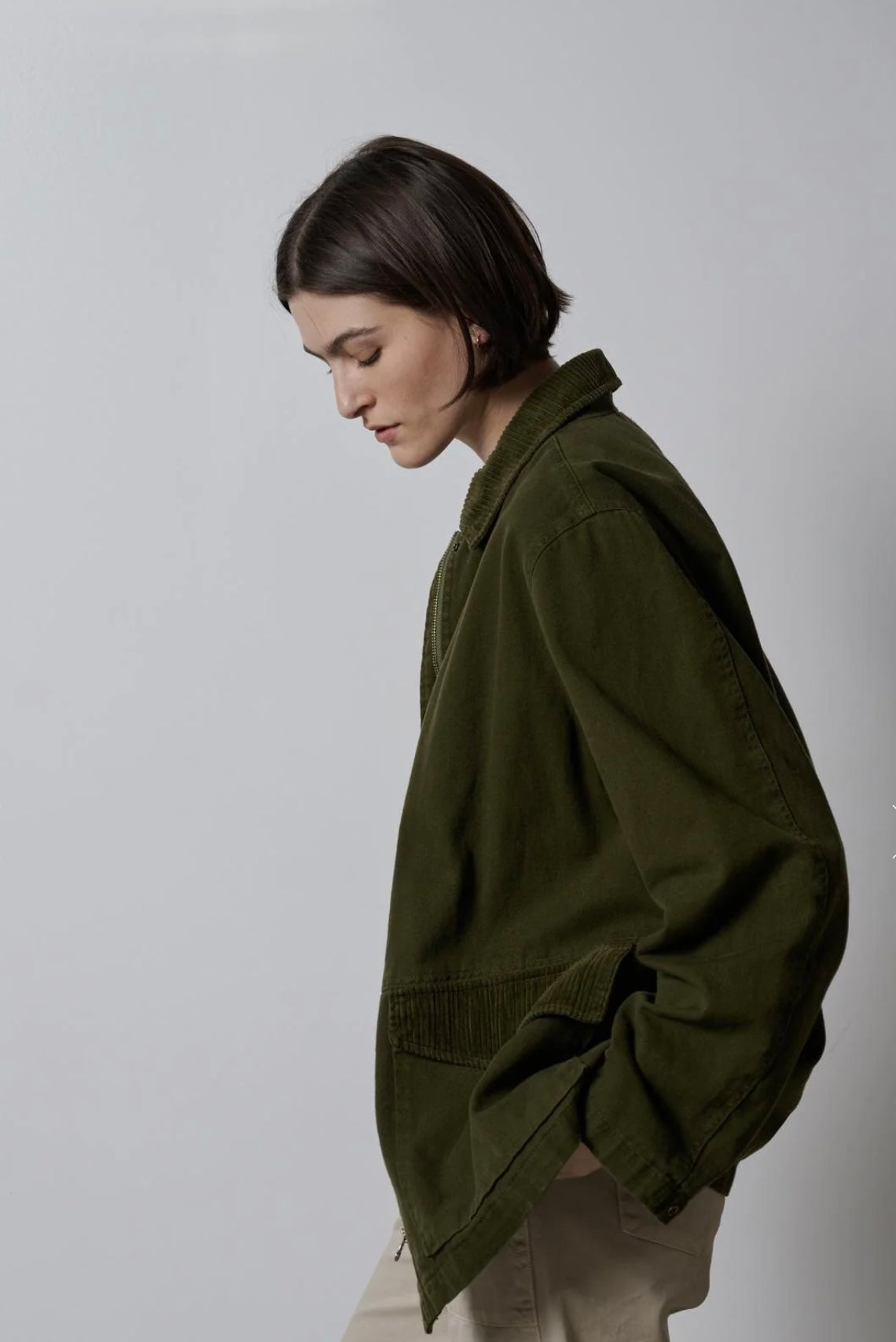 Velvet by Jenny Graham Oakley Jacket in Olive