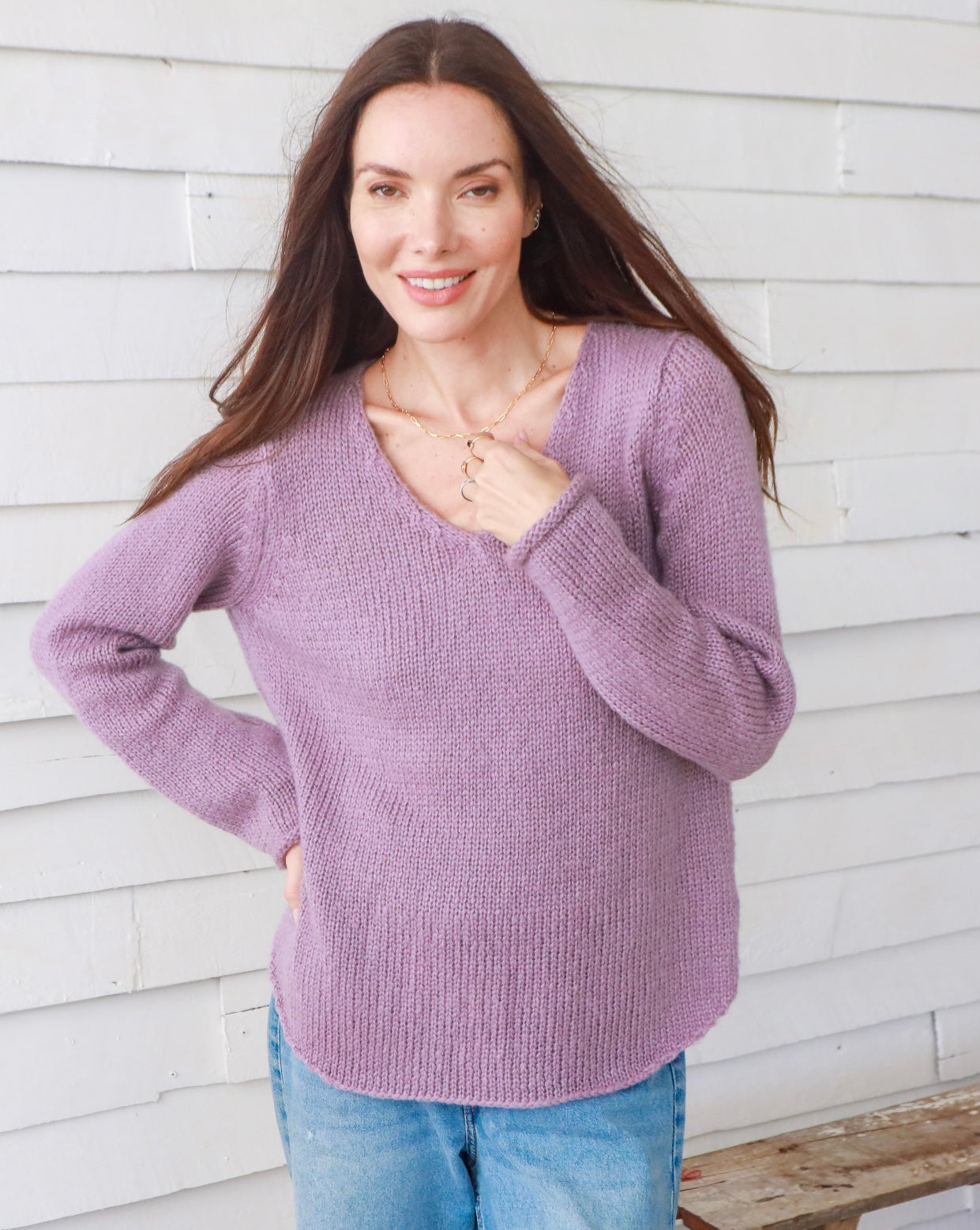 Wooden Ships Chunky Shirt Tail V (2 Colors )