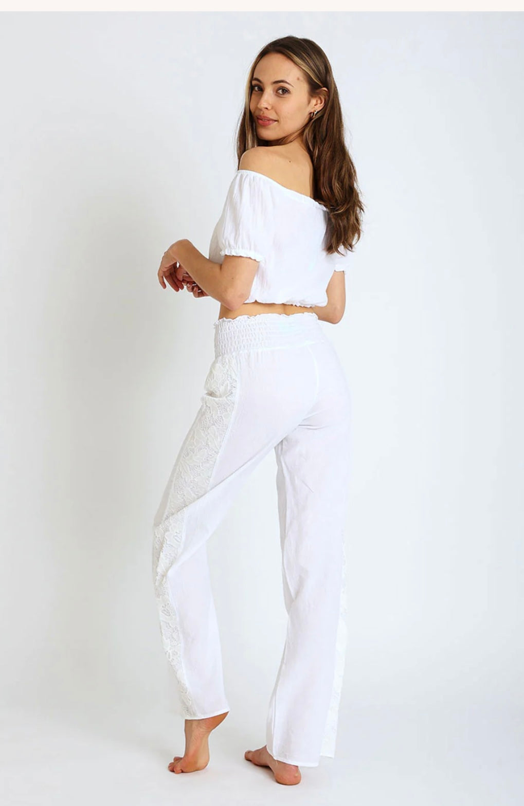 Debbie Katz Akira Pant White