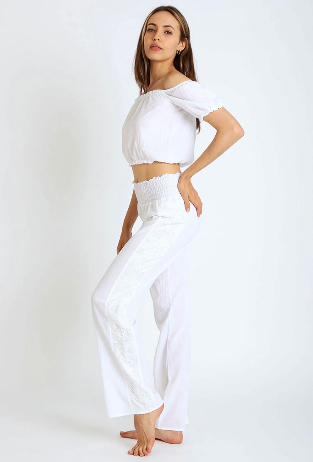 Debbie Katz Akira Pant White