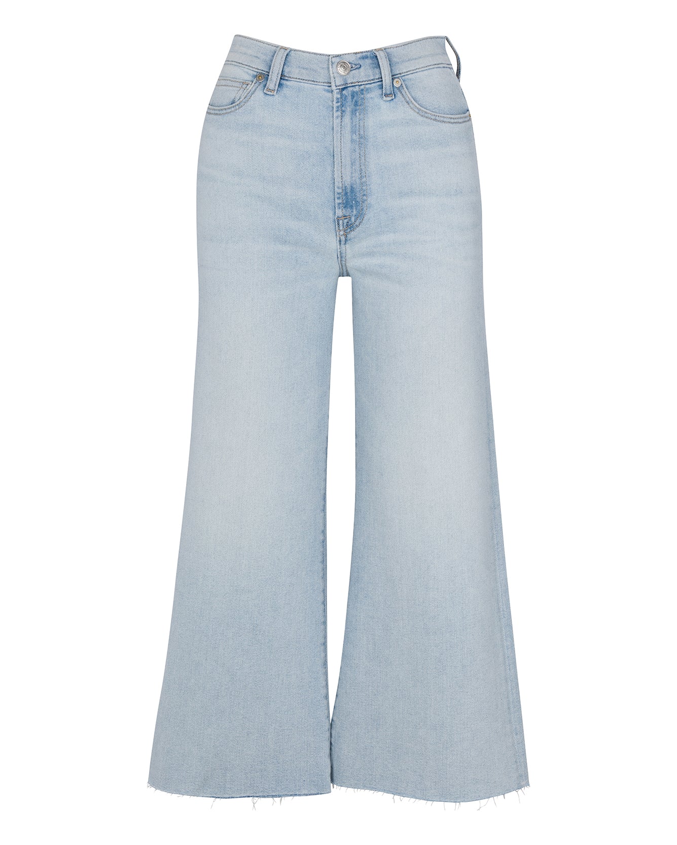 Seven For All Mankind Ultra High Rise Cropped Jo in Sandalwood