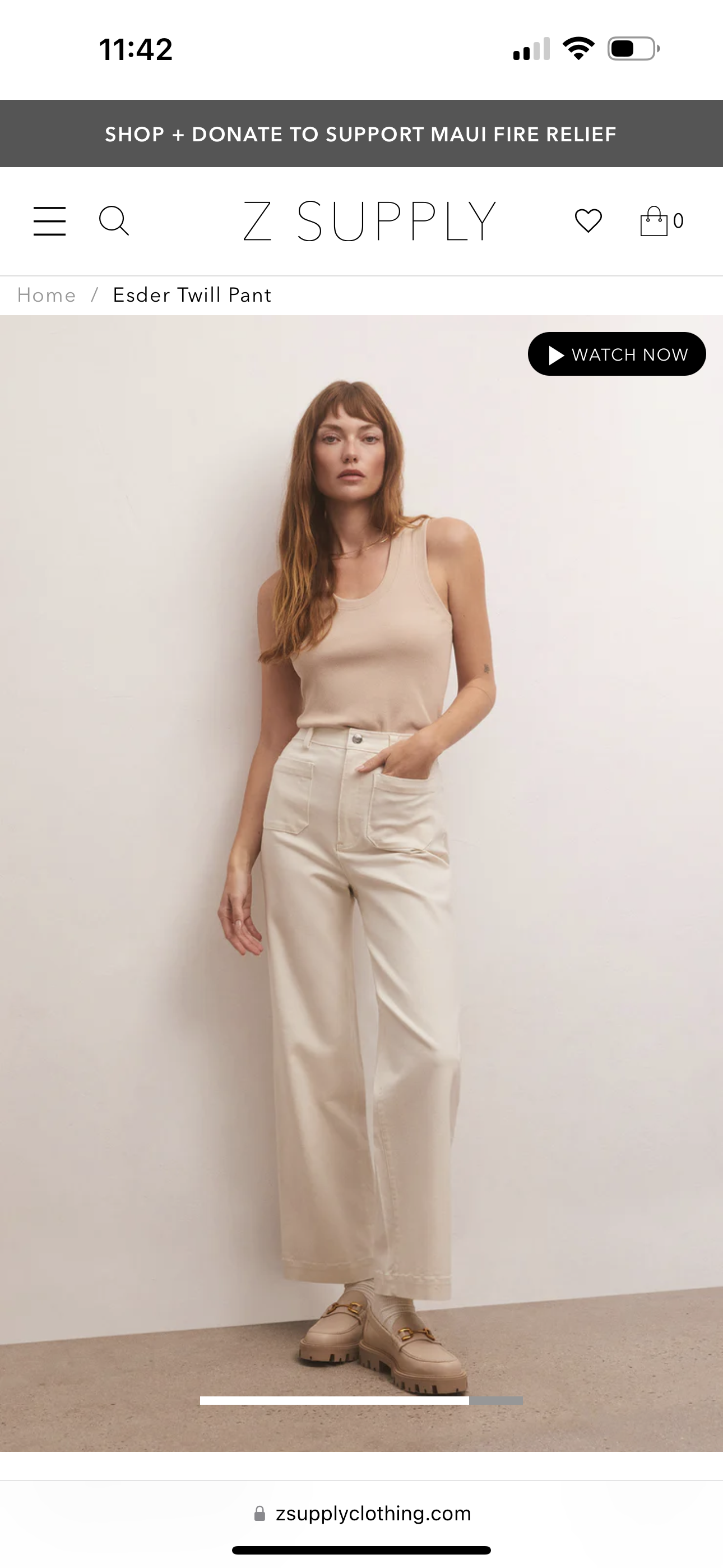 Z Supply Esder Twill Pant