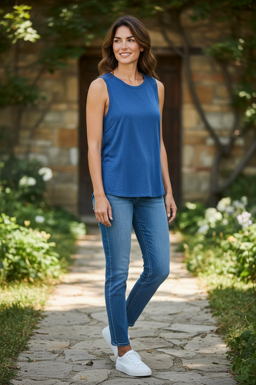 Velvet by Graham & Spencer Taurus Tank Top in Snorkel