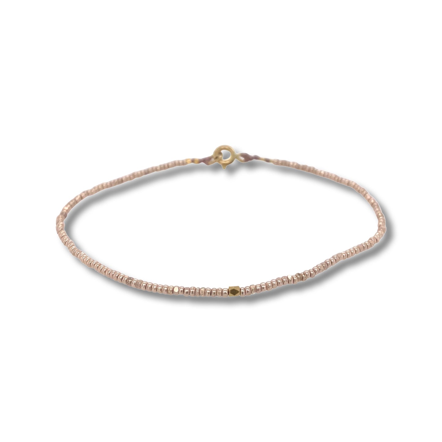 Micro Beaded Bracelet in Rose Gold | Nalu | Nantucket