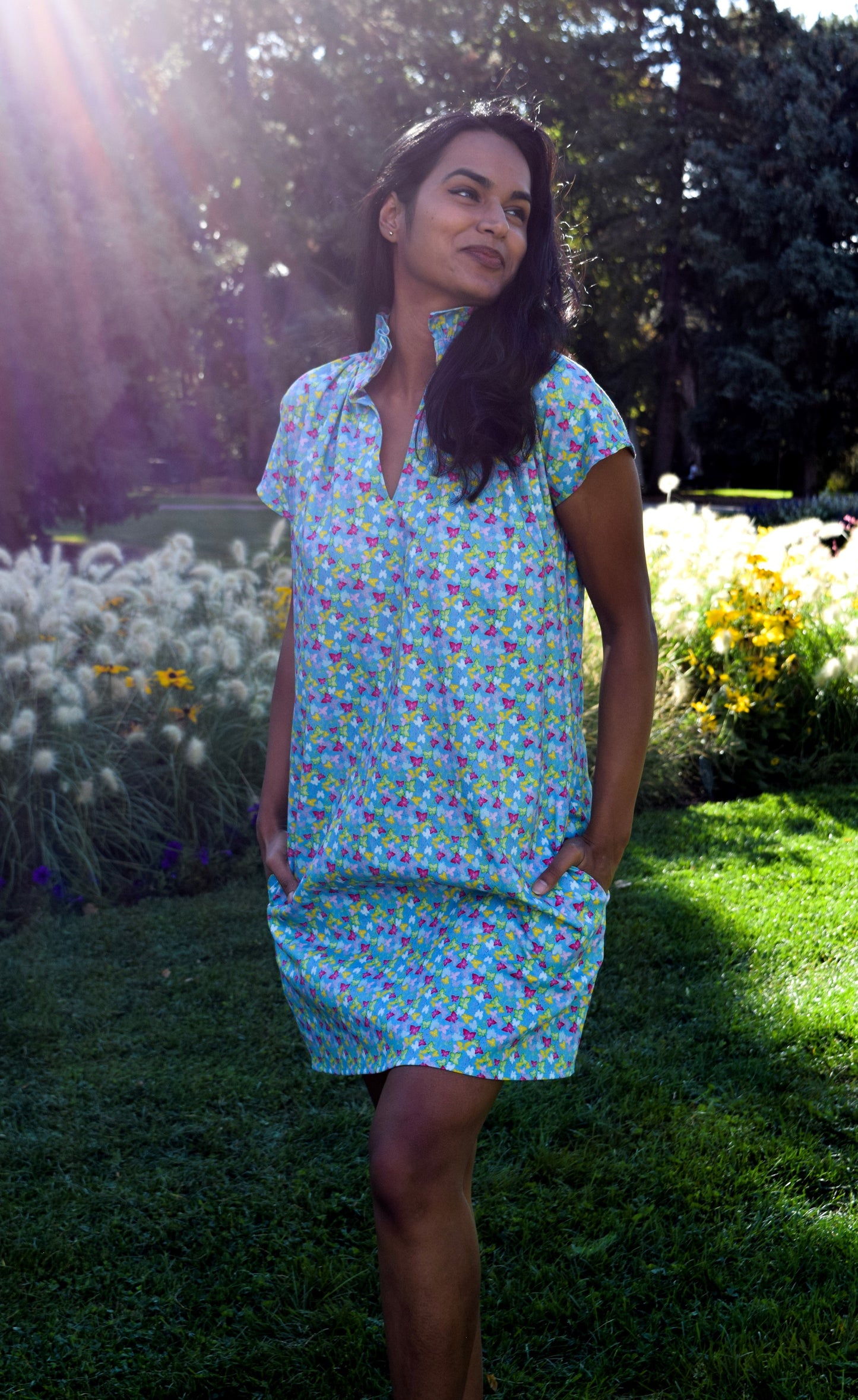 Never A Wallflower Vicki Short Sleeve Butterfly Dress