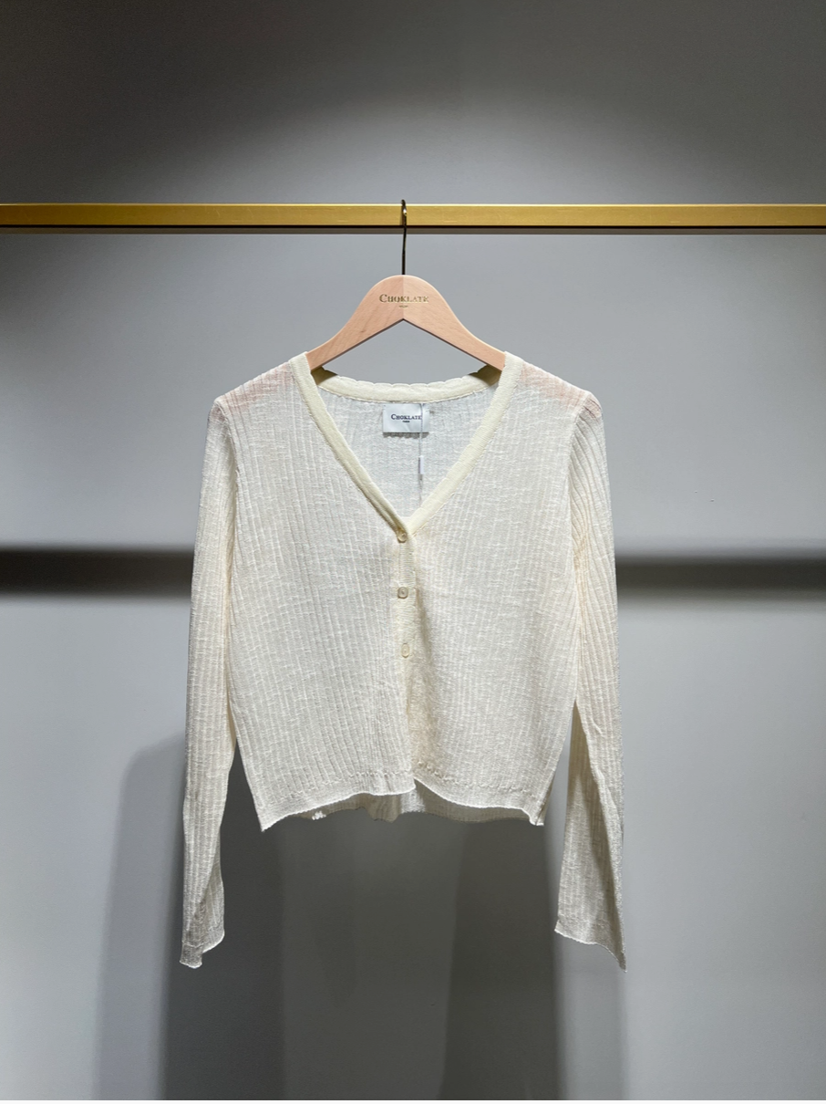 Chokolate Paris Gilet Cardigan OS