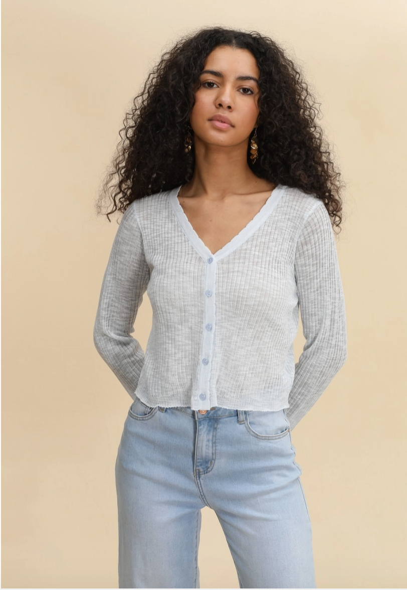 Chokolate Paris Gilet Cardigan OS