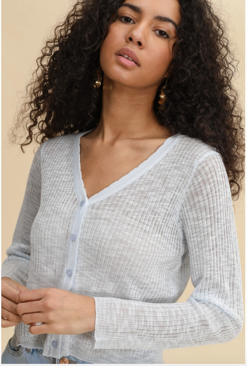 Chokolate Paris Gilet Cardigan OS