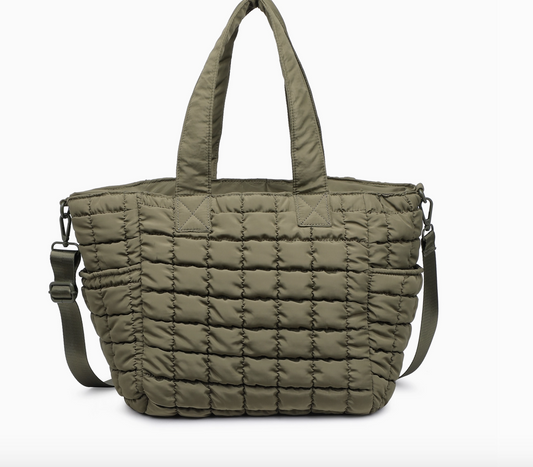 Dreamer Quilted Puffer Tote