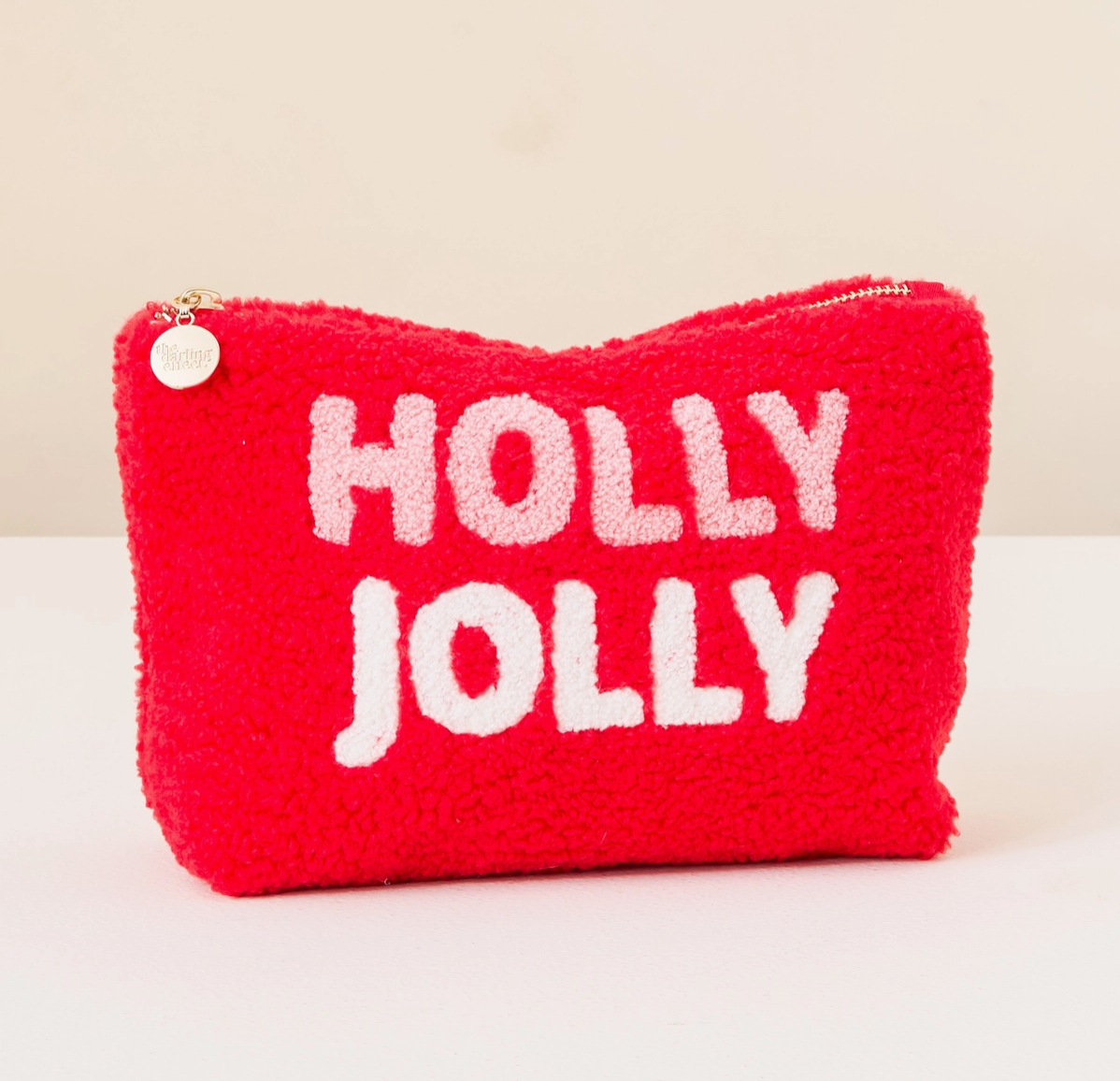 Plush Pouch Holly Jolly