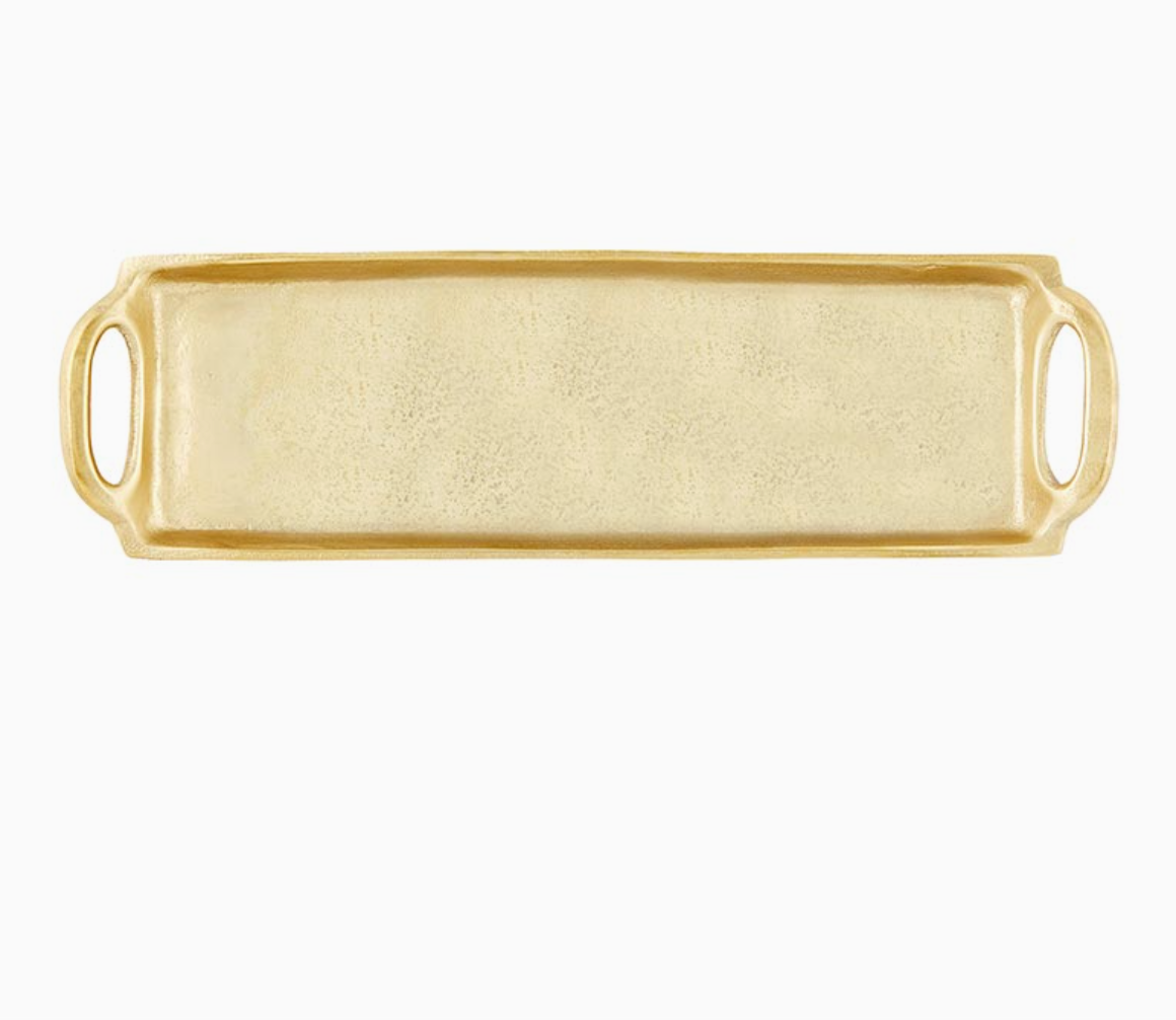 Small Aluminum Gold Tray