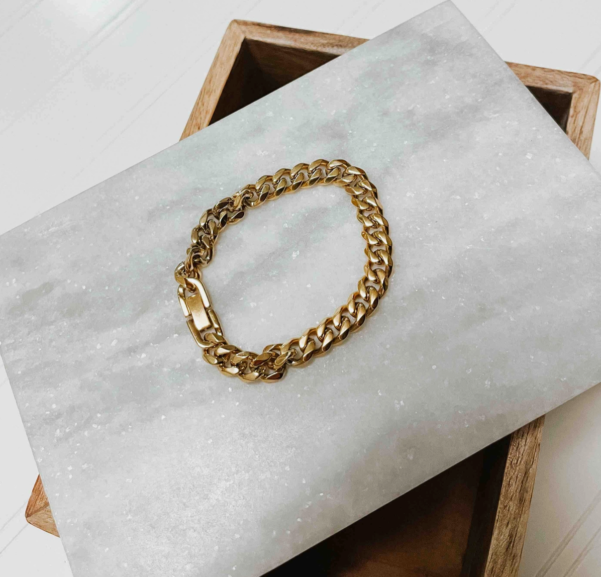 Charlie Chain Bracelet in Gold