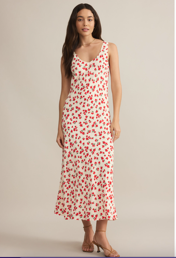 Hana La Rosa Ditsy Maxi Dress