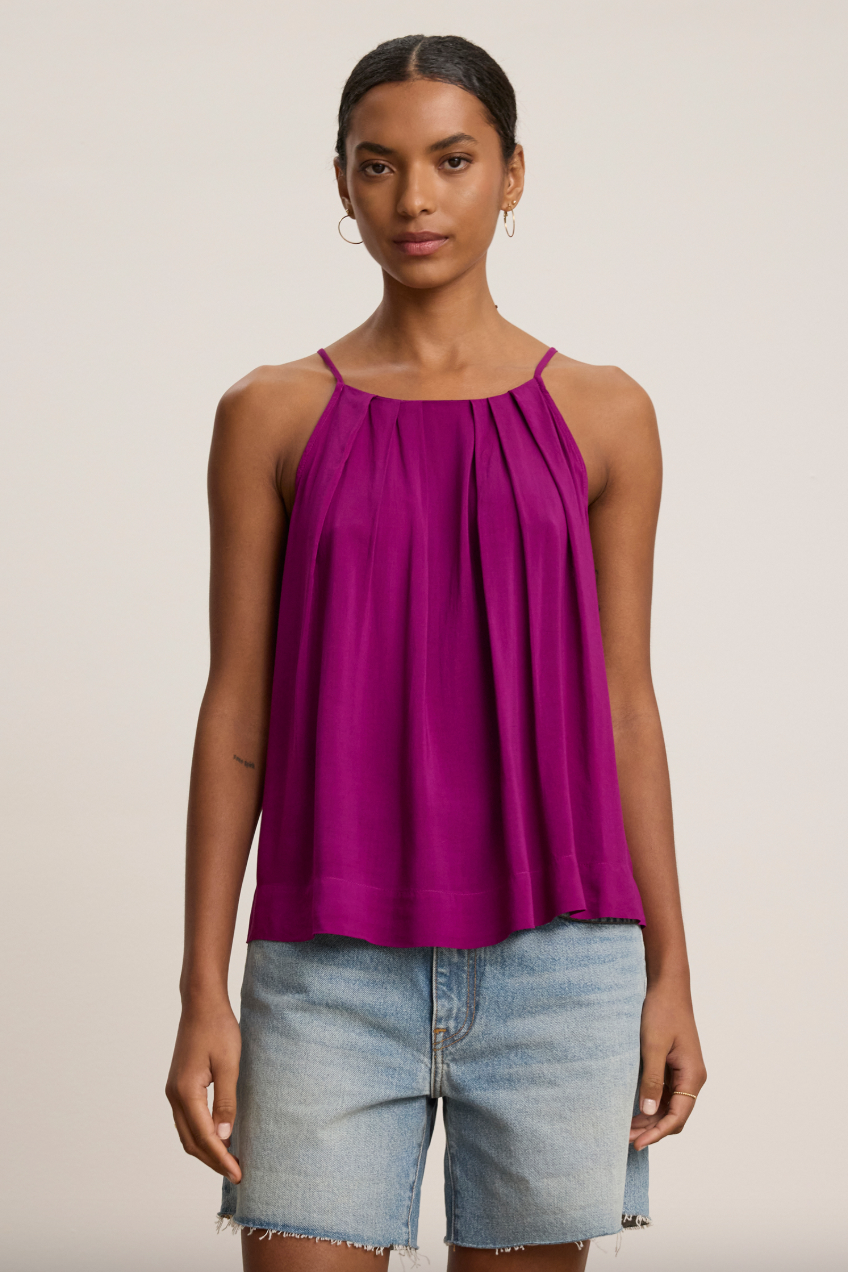 Velvet by Graham & Spencer Piper Tank Top in Grapes