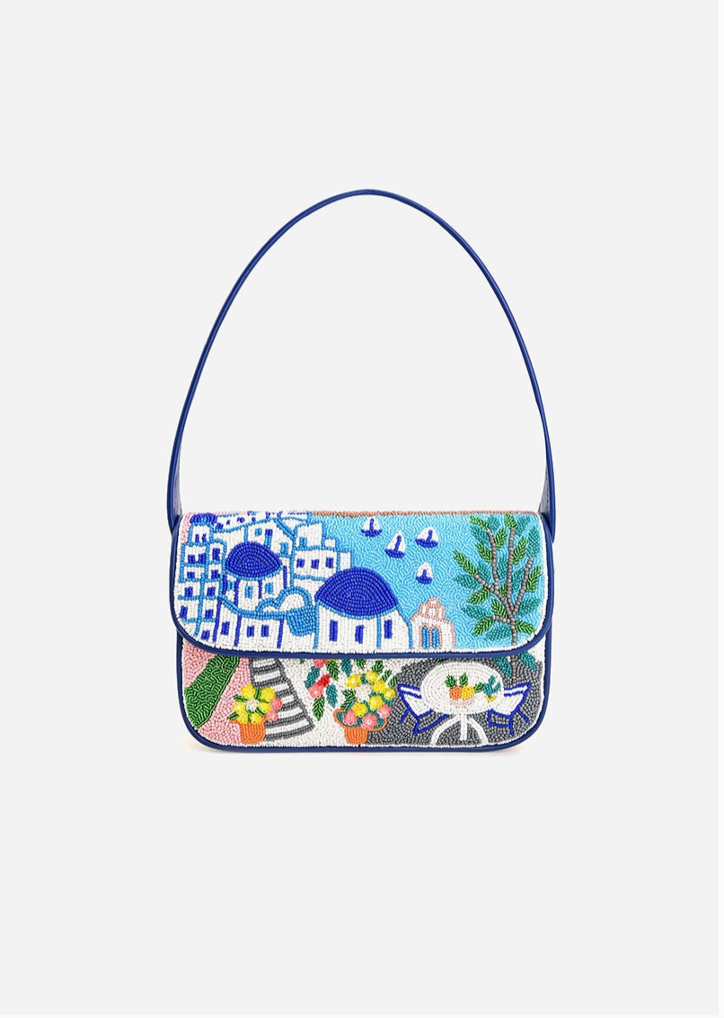 Santorini Dreams Beaded Bag