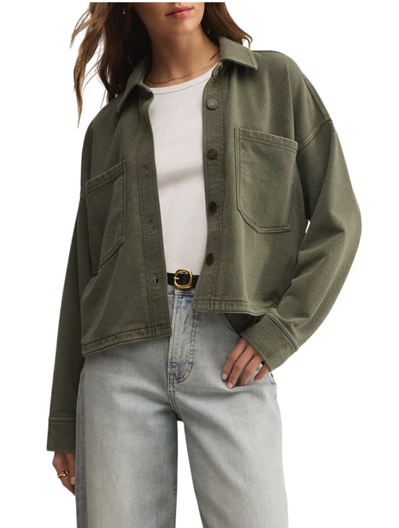 Z Supply All Day Cropped Knit Jacket