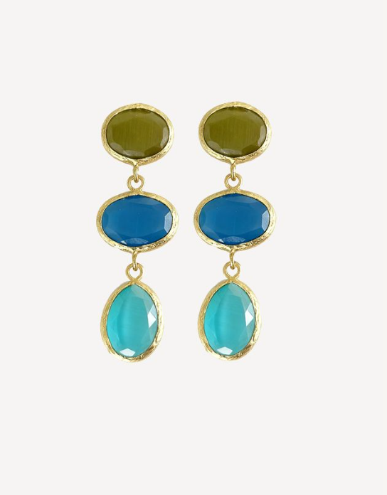 Sachi Earring in Ocean