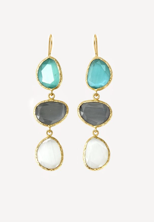 Elif Earring in Fog