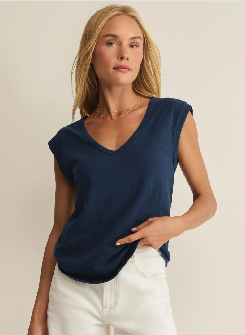 Per Diem V Neck Tank in 3 Colors