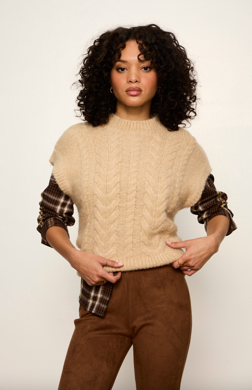 Cable Sweater Shell