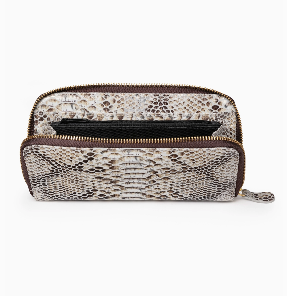 Cofi Zip Wallet in Snake
