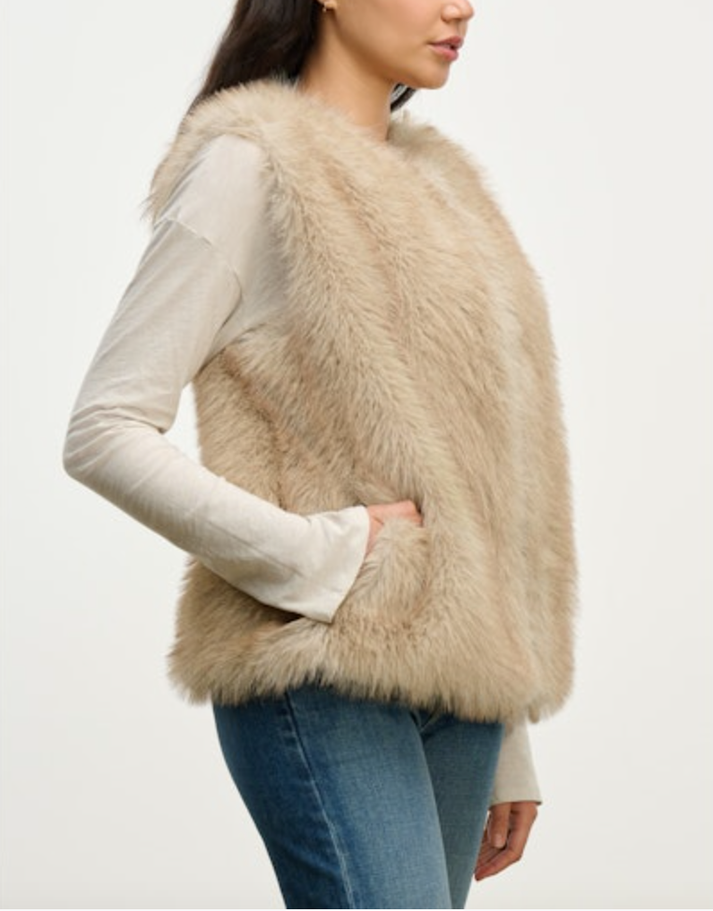 Velvet by Graham & Spencer Anastasia Faux Fur Vest