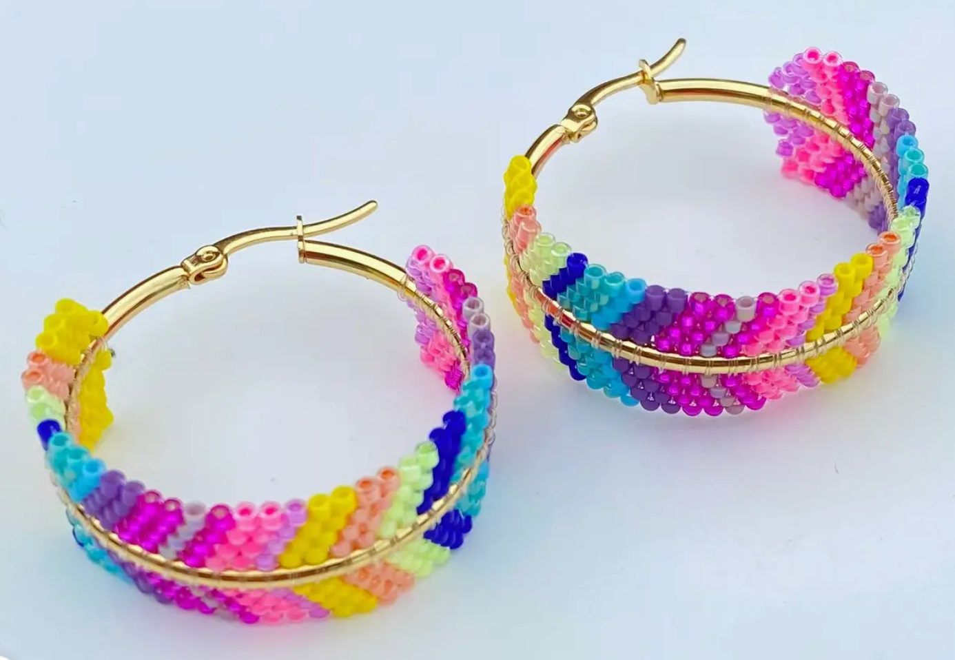 Candy Hoop Earrings (2 sizes)