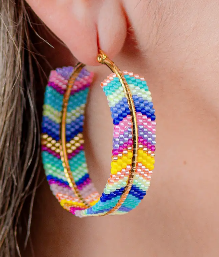 Candy Hoop Earrings (2 sizes)