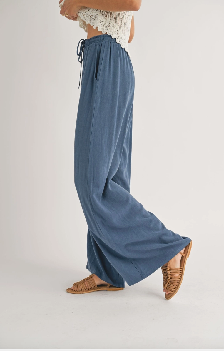 Drawstring waist Pants