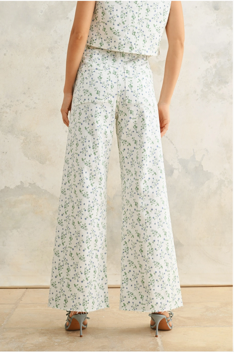 Floral Print Pants