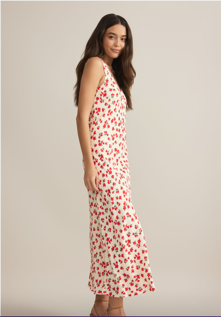 Hana La Rosa Ditsy Maxi Dress