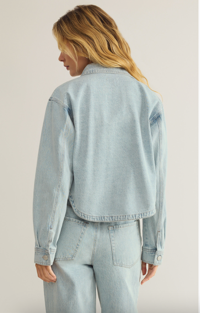 All Day Cropped Denim Jacket