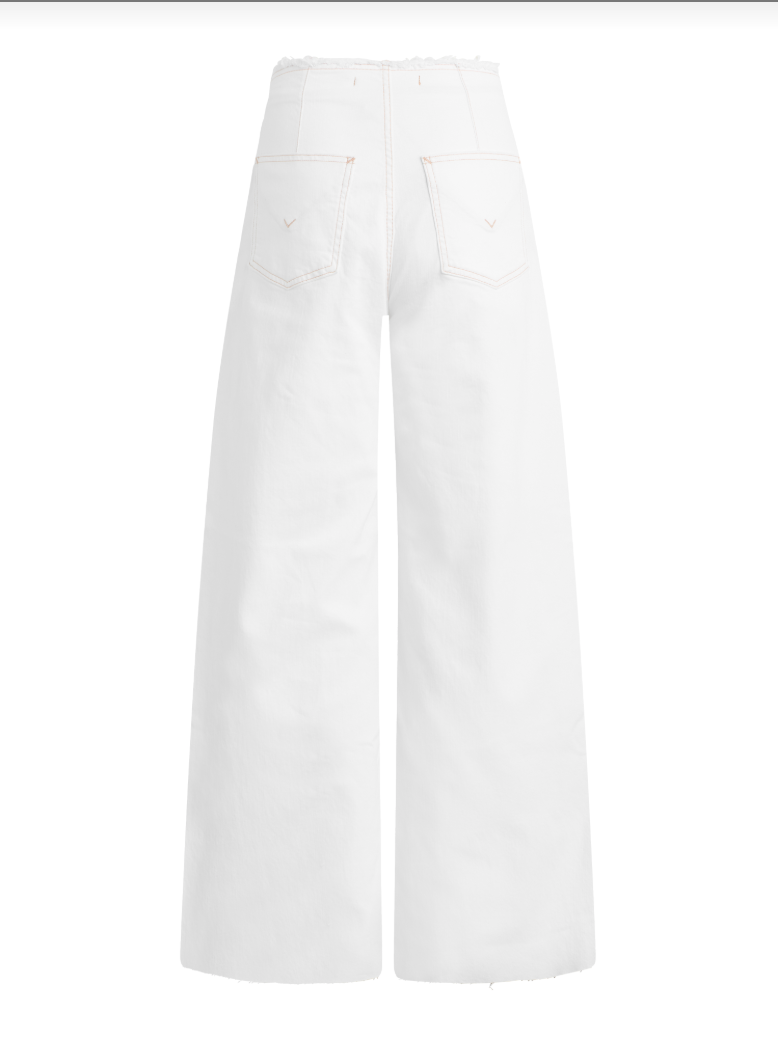 James High Rise Darted Wide Leg Jean