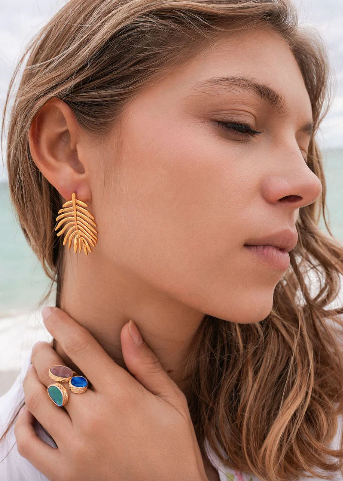Avra Tri Stone Ring (3 color ways)