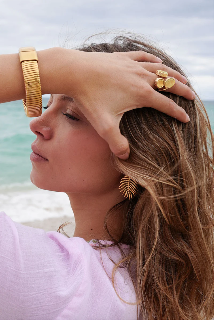Avra Tri Stone Ring (3 color ways)
