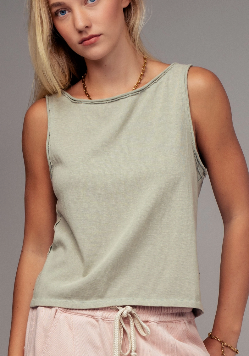 Coastal Cool Sleeveless Top (4 Colors)
