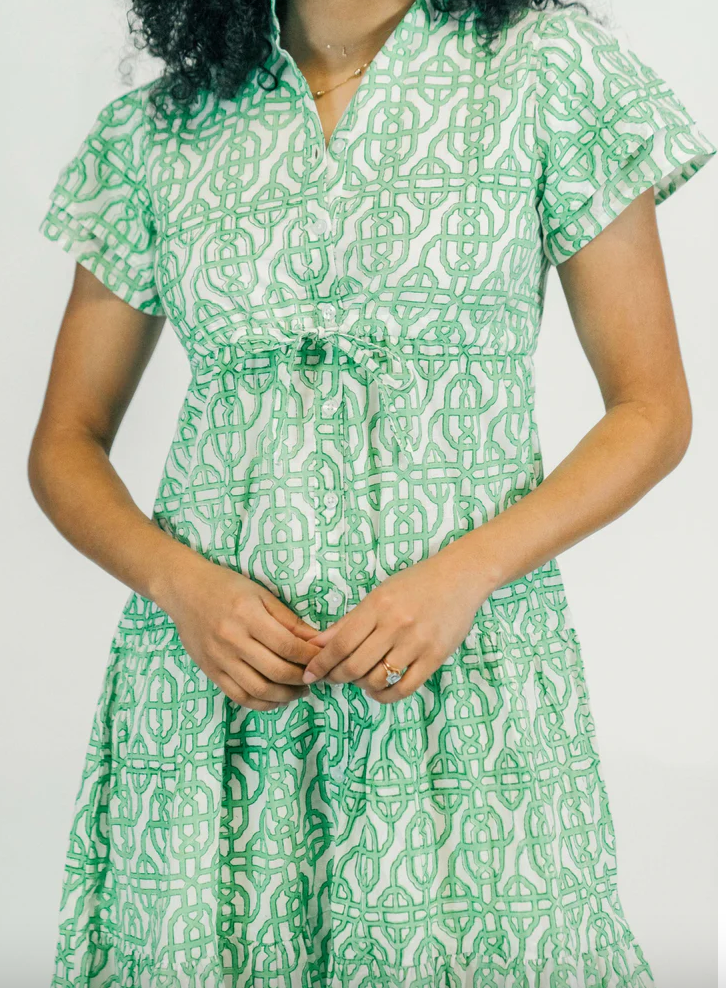Magnolia Flutter Dress in Prisim