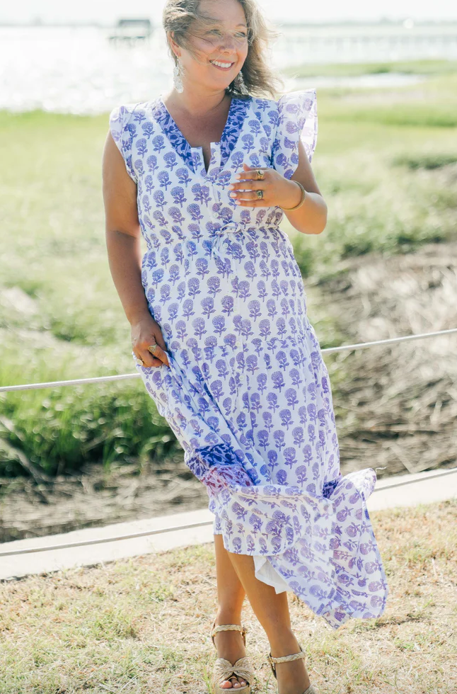 Rosa Maxi in Midnight Plum